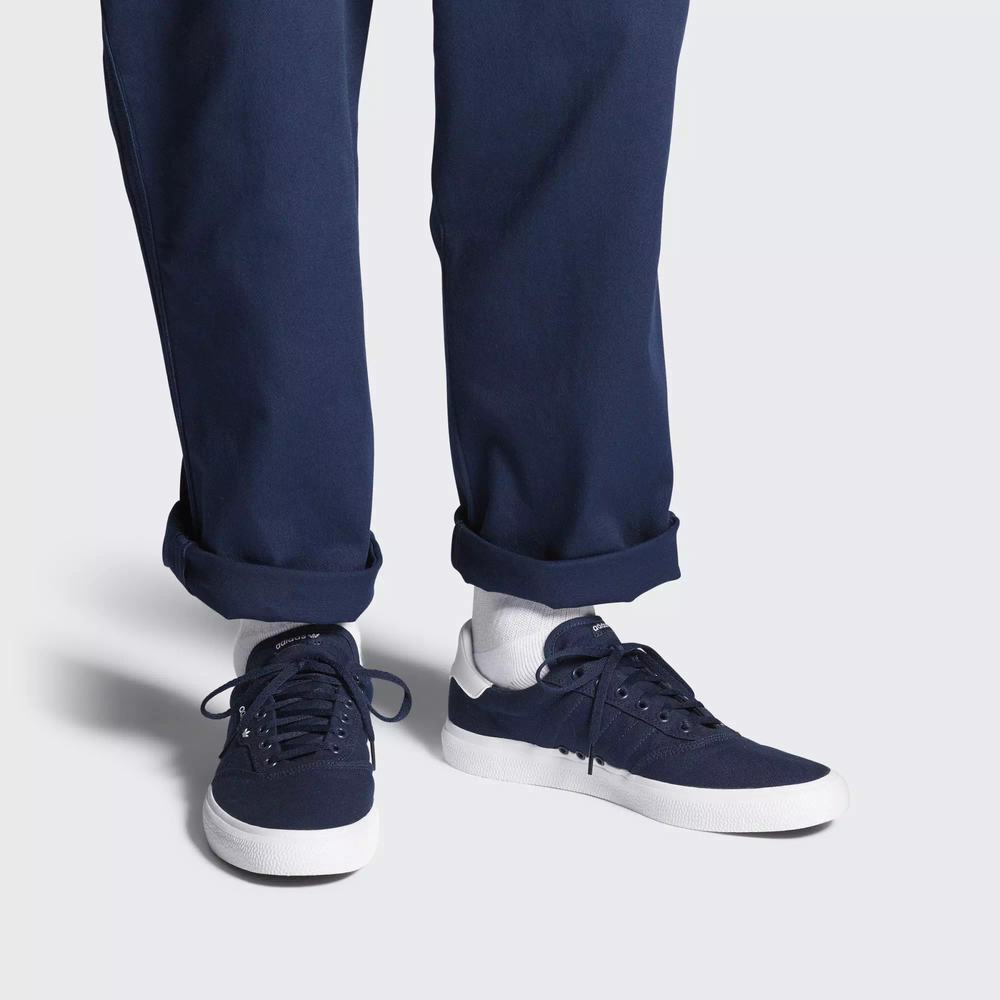 Adidas 3MC Vulc Tenis Azules Para Hombre (MX-83575)